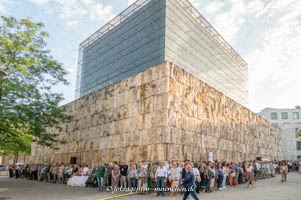 Bewachung der Münchner Synagoge – Foto aus München
