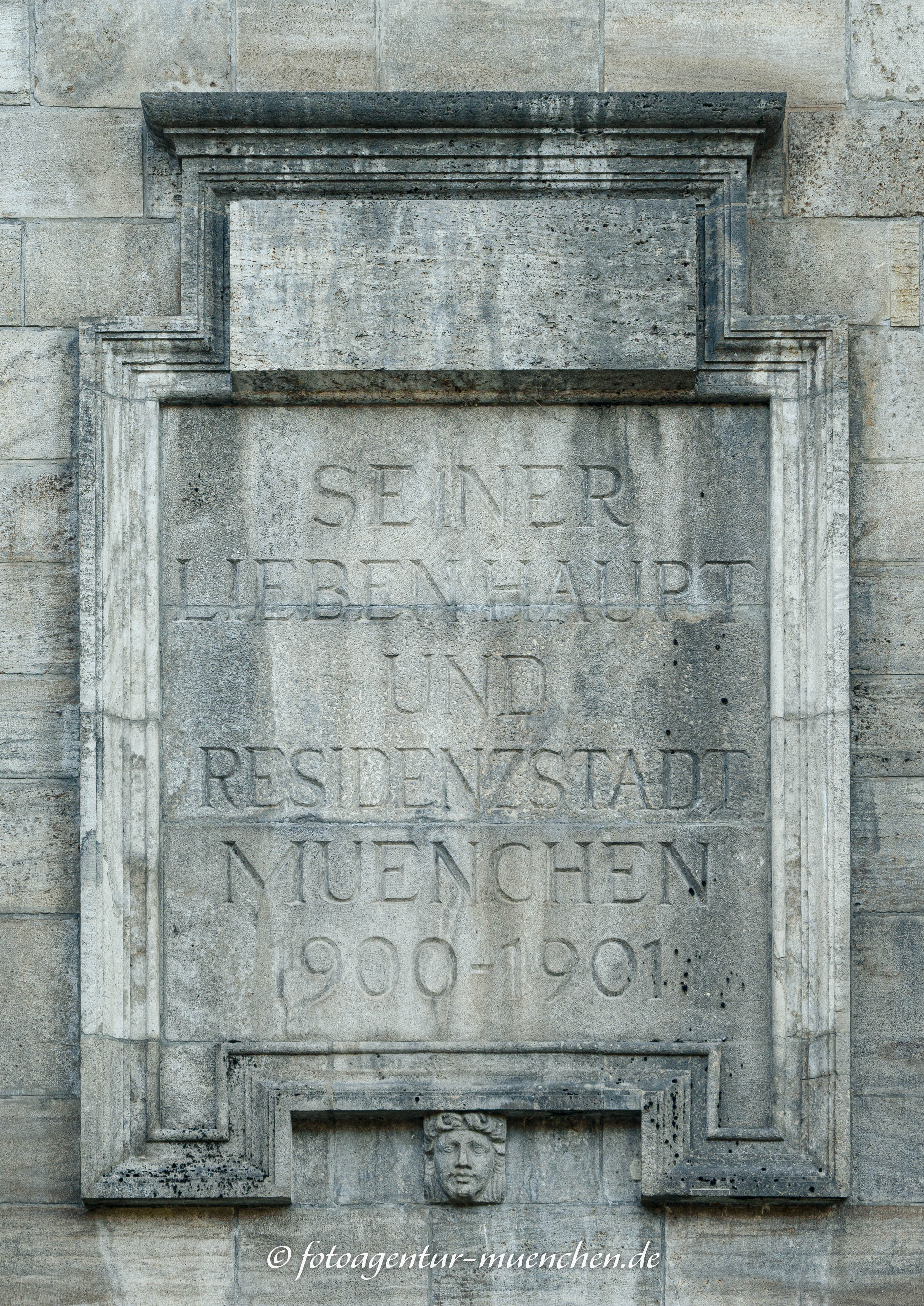 Luitpoldbrücke - Inschriftentafel