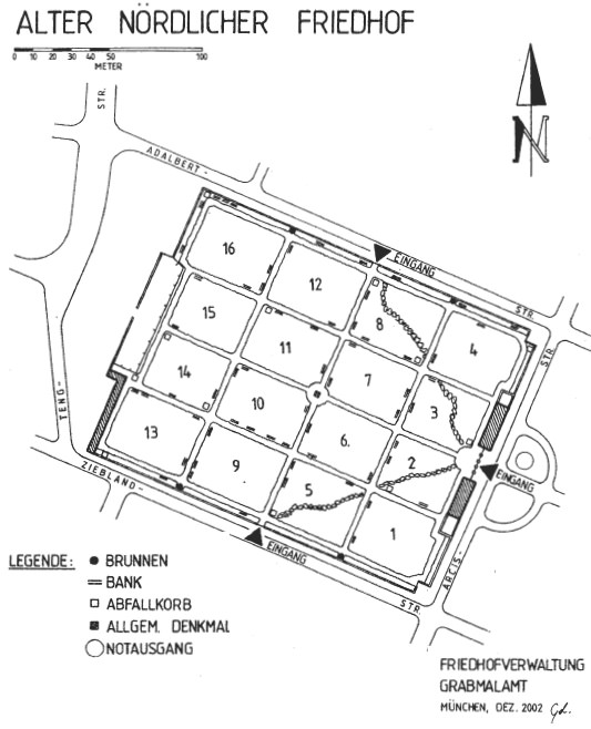 Plan - Alter Nördlicher Friedhof