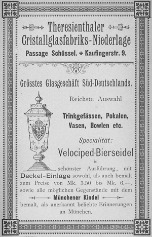  - Theresienthaler Cristallglasfabriks-Niederlage
