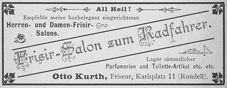  - Frisir-Salon zum Radfahrer