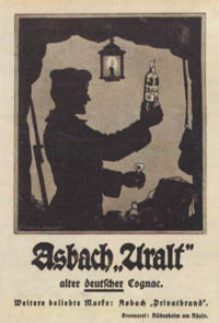 Asbach Uralt alter deutscher Cognac.