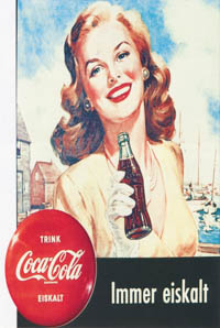 Trink Coca-Cola Immer eiskalt