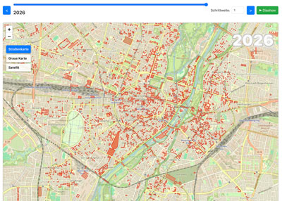 Bauwerke - Entwicklung der Stadt