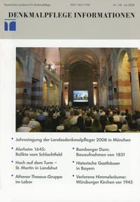 Bayerisches Amt für Denkmalpflege - Denkmalpflege Information 2008/07