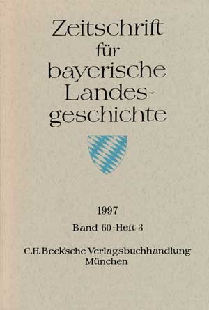 Zeitschrift für bayerische Landesgeschichte