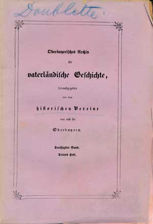  - Oberbayerisches Archiv - Band 030 - 1870/71