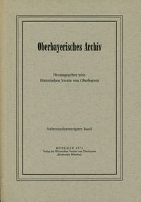 Oberbayerisches Archiv - Band 097 - 1973