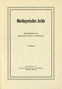  - Oberbayerisches Archiv - Band 102 - 1977