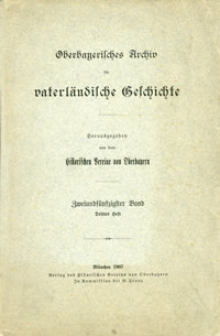 Oberbayerisches Archiv - Band 052 - 1907