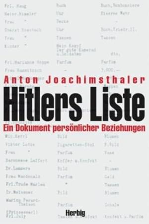 München Buch Hitlers Liste