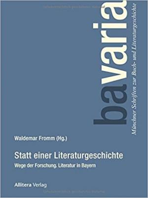 Fromm Waldemar - Statt einer Literaturgeschichte
