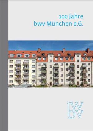 München Buch 100 Jahre bwv München e.G