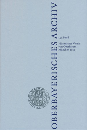  - Oberbayerisches Archiv - Band 147